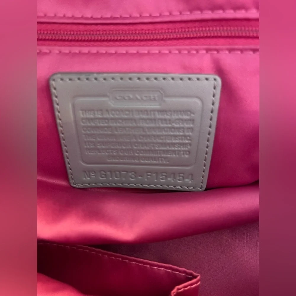 Coach Large Gray Ashley Satchel